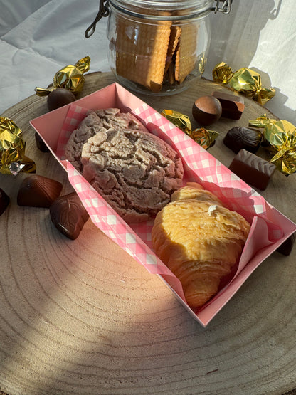 Coffret Wax Melts Gourmand - Croissant & Cookies