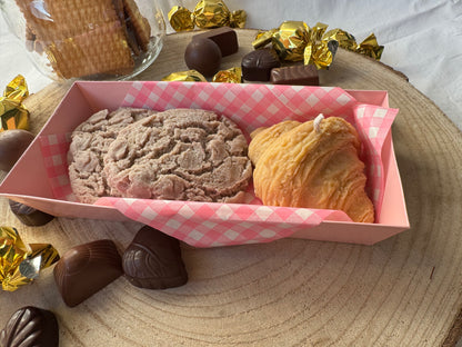 Coffret Wax Melts Gourmand - Croissant & Cookies