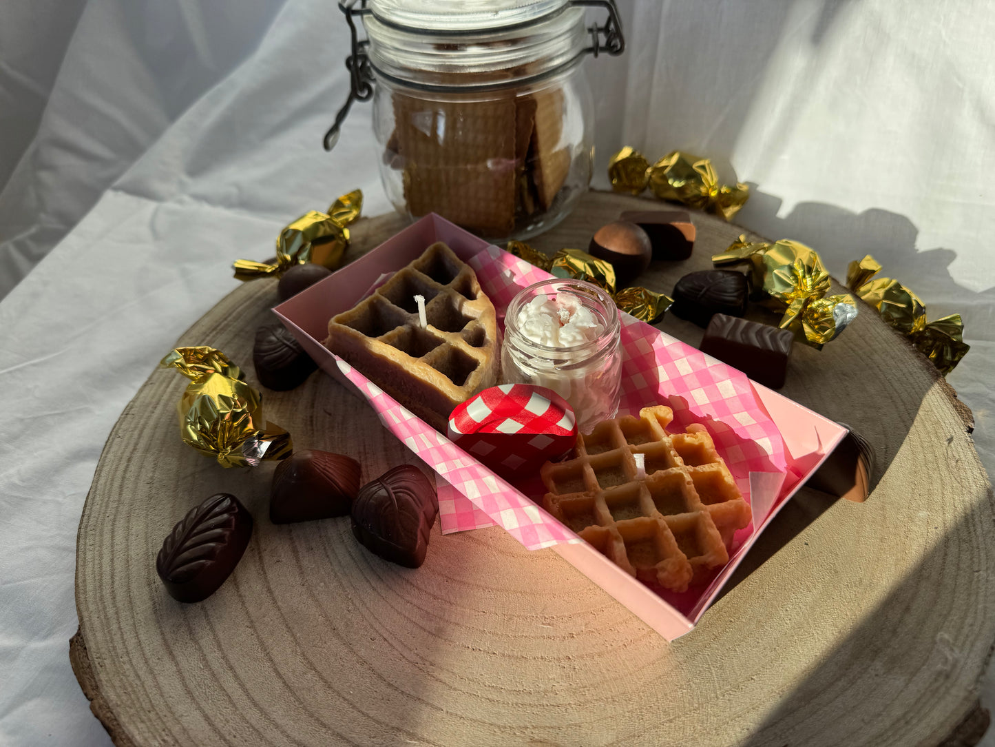 Coffret Wax Melts Gourmand - Gaufre & Chantilly